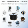 OS2 Armored Fiber Optic Cable — LC to LC, 4-Fiber Single Mode 9/125μm G.657.A2, Outdoor TPU